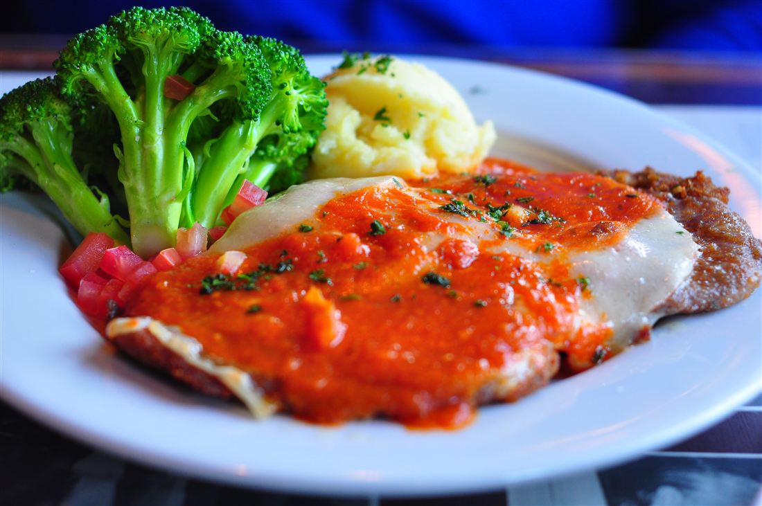 Milanesas a la napolitana